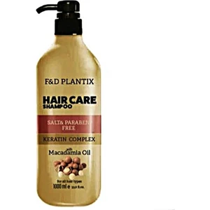 Yeni Üretim Keratin Comlex Macadamia Oil Şampuan 1000 ml Tuz Ve Paraben Yok