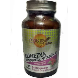 Meka Nutrition Ekinezya Kuşburnu Ve Vitamin C  120 Tablet