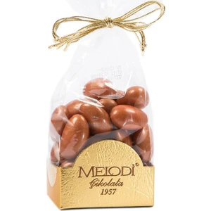 Melodi Çikolata Bronz Renkli Badem Şekeri 150gr