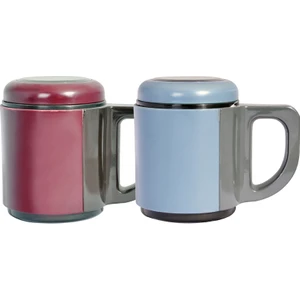 AND-430 İçi Çelik Dışı Plastik Kupa Mug