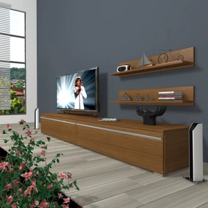 Eko 4 Mdf Std Tv Ünitesi Tv Sehpası Naturel Ceviz