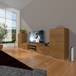 Eko On2 Mdf Dvd Tv Ünitesi Tv Sehpası Naturel Ceviz