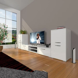 Eko On2 Mdf Dvd Tv Ünitesi Tv Sehpası Parlak Beyaz