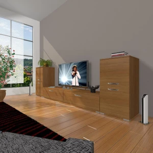 Eko On2 Slm Std Tv Ünitesi Tv Sehpası Naturel Ceviz