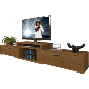 Flex MDF Tv Ünitesi Tv Sehpası Naturel Ceviz