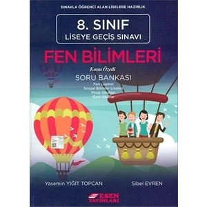 Esen Yayınları 8. Sınıf LGS Fen Bilimleri Konu Özetli Soru Bankası