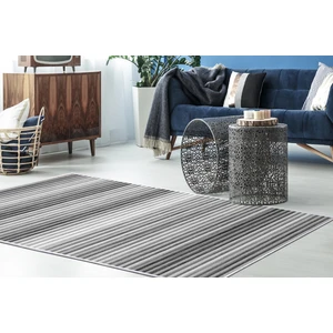 İpek Saçaksız Yıkanabilir Kaymaz Taban Halı 2121 Gri 80X120