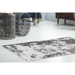 İpek Saçaksız Yıkanabilir Kaymaz Taban Yolluk Halı  7003 Gri 80X200