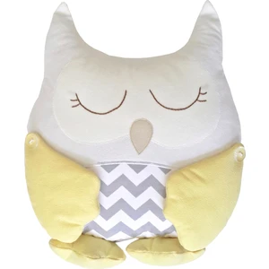 Pudra Decor Sarı Baykuş Şekilli Bebek Yastığı