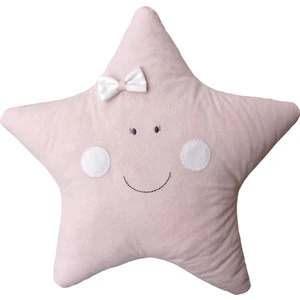 Pudra Decor Açık Pembe Yıldız Yastık