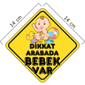 Pitoner Arabada Bebek Var Sticker