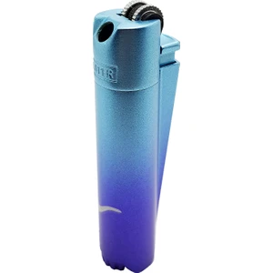 Clipper Yandan Yanan Mat Mavi Metal Pipo Çakmağı Çakmak Py88Mv