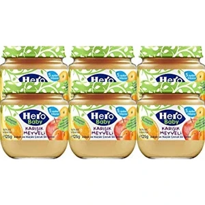 Hero Baby Karışık Meyveli Kavanoz Maması 125 gr x 6 Adet