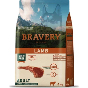 Yetişkin Köpek Maması Kuzu Etli Büyük/Orta Taneli 4Kg - Adult Lamb Large/Med Breeds 4Kg.