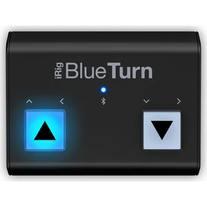 IK Multimedia iRig BlueTurn Işıklı Bluetooth Sayfa Değiştirme / Kaydırma Cihazı (iOS, Android   Mac)
