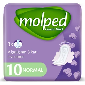 Kalın Ped Klasik Normal 10 Adet