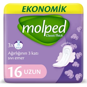 Kalın Ped Klasik Uzun Ekonomik 16 Adet