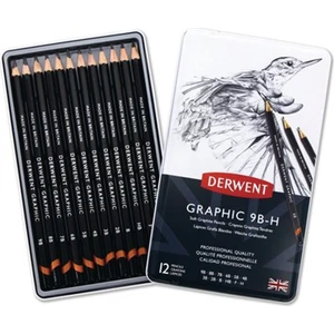 Graphic Pencil Soft 12'Li Teneke Kutu Sketching