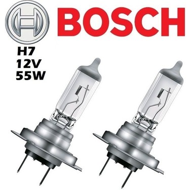 Bosch H7 12V 55W Far Ampülü 2 Adet Set Fiyatı - Taksit Seçenekleri