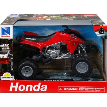 入手困難　Honda ATV TRX300ミニカー ベージュ New Ray Honda Atv Kırmızı Tr x 450R Dc.1/12 Fiyatı