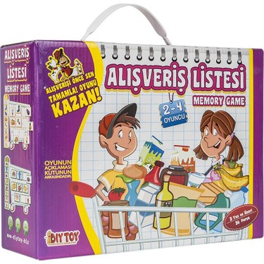 Diytoy Alışveriş Listesi Hafıza Oyunu Fiyatı - Taksit Seçenekleri