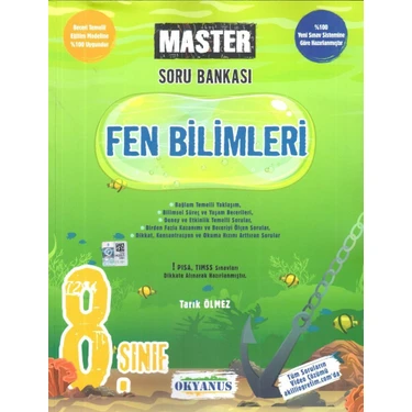 Okyanus Yayınları 8. Sınıf Master Fen Bilimleri Soru