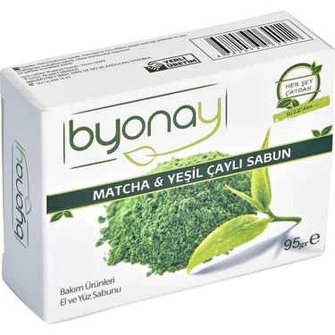 Byonay Matcha &Yeşil Çaylı Sabun 95 