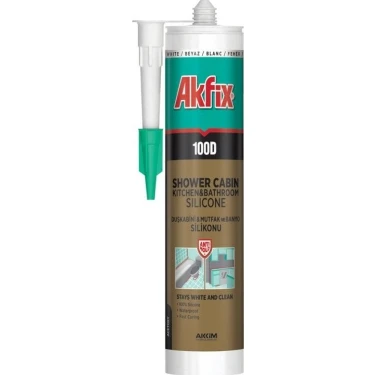 Akfix 310 Ml Duşakabin Silikonu Şeffaf