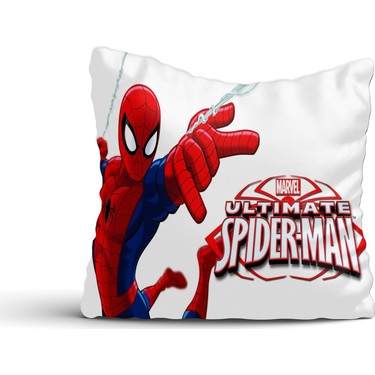 Cici Tasarim Cizgi Karakter Spiderman Kirlent Kilifi 45x45 Fiyati
