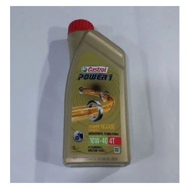 Castrol Motor Yağı Castrol Power 1 4T 10W40 1Lt Vitesli