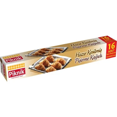Piknik Gıda Ambalaj Pişirme Kağıdı Hazır Kesilmiş
