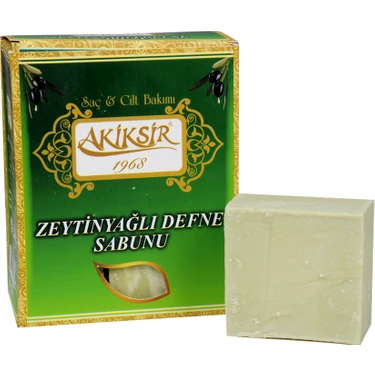 Akiksir Zeytin Yağlı Defne Sabunu 900 Gr 6 lı Ekonomik