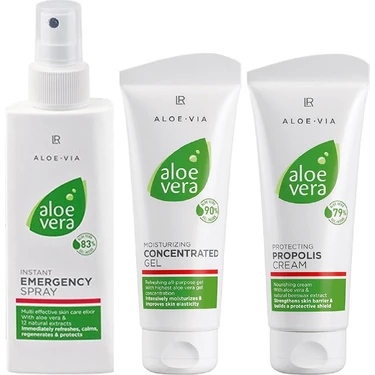 Lr Aloe Via Aloe Vera Acil Yardım Cilt Bakım Seti - Aloe Fiyatı