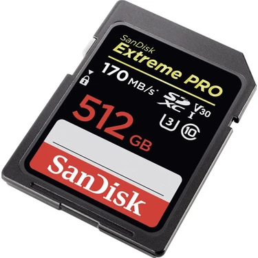 ■SDSDXXY-512G-GN4IN [512GB] Sandisk Extreme Pro 512GB SDXC Card 170MB/s V30 UHS-I U3 Fiyatı