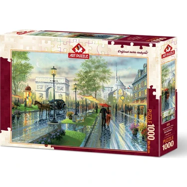 Art Puzzle 1000 Parça Puzzle : Bahar Gezintisi, Paris 68,3x48