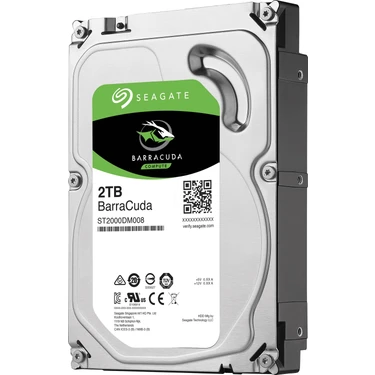 Seagate BarraCuda 2TB 7200RPM 256MB Sabit Disk ST2000DM008 Fiyatı
