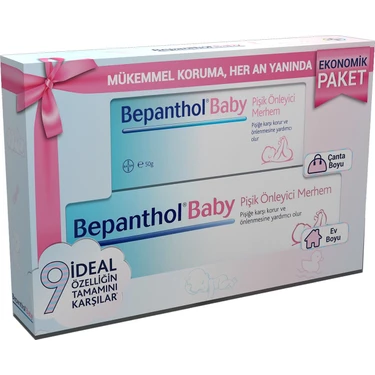 Bepanthol Baby Pişik Önleyici Bakım Kremi 100 + 50 gr Combo Avantaj Paketi Tüp