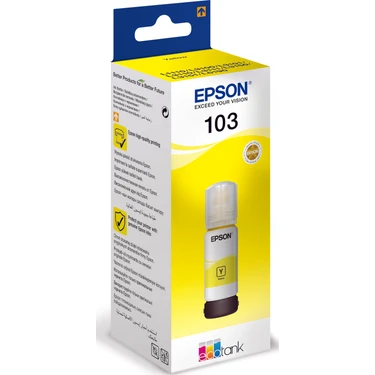 Epson 103 EcoTank 65 Ml Sarı ( Yellow ) Mürekkep Kartuş