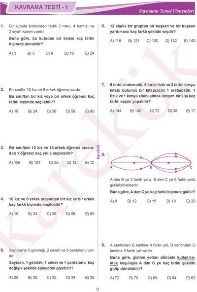 Karekök Yayınları 10.Sınıf Matematik Soru Bankası