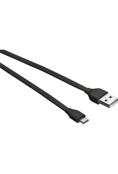 Trust Flat Micro-USB Data Kablosu 1m - Siyah