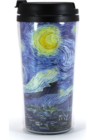Modaroma Van Gogh Yıldızlı Gece Termos Bardak