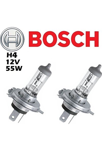Bosch H4 12V 60/55W Far Ampülü 2 Adet Set