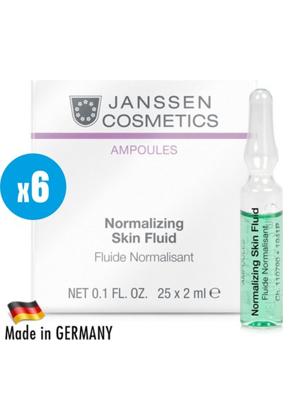 Janssen Cosmetic Normalazing Skin Fluid - 6 Adet x 2ml