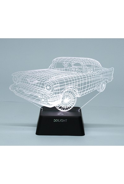 3D Light Klasik Araba 3D Lamba