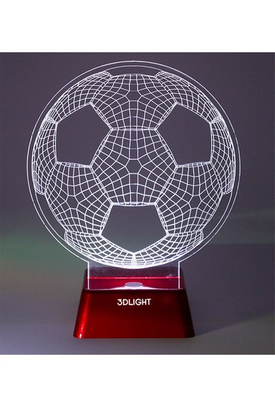 3D Light Futbol Topu 3D Lamba