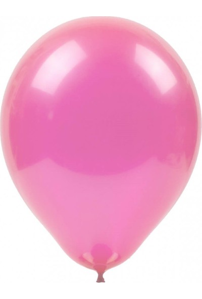 Partifabrik Toz Pembe Renk Metalik Balon 5'li