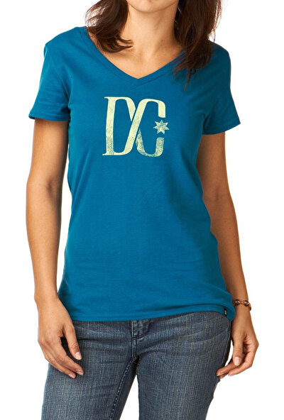 Dc Marble Tee Deep Blue Kadın T-Shirt