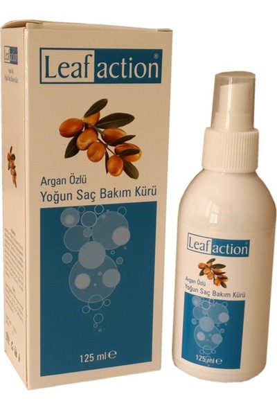Leaf Action Argan Özlü Yoğun Saç Bakım Kürü 125 ml (Tunalı Lokman Hekim)