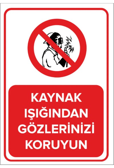 Garage 216 Kaynak Işığında Gözlerinizi Koruyun Levhası Aluminyum Kompozit
