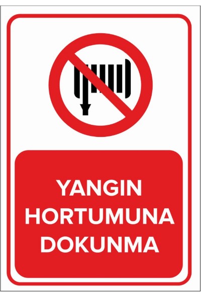 Garage 216 Yangın Hortumuna Dokunma Levhası Aluminyum Kompozit